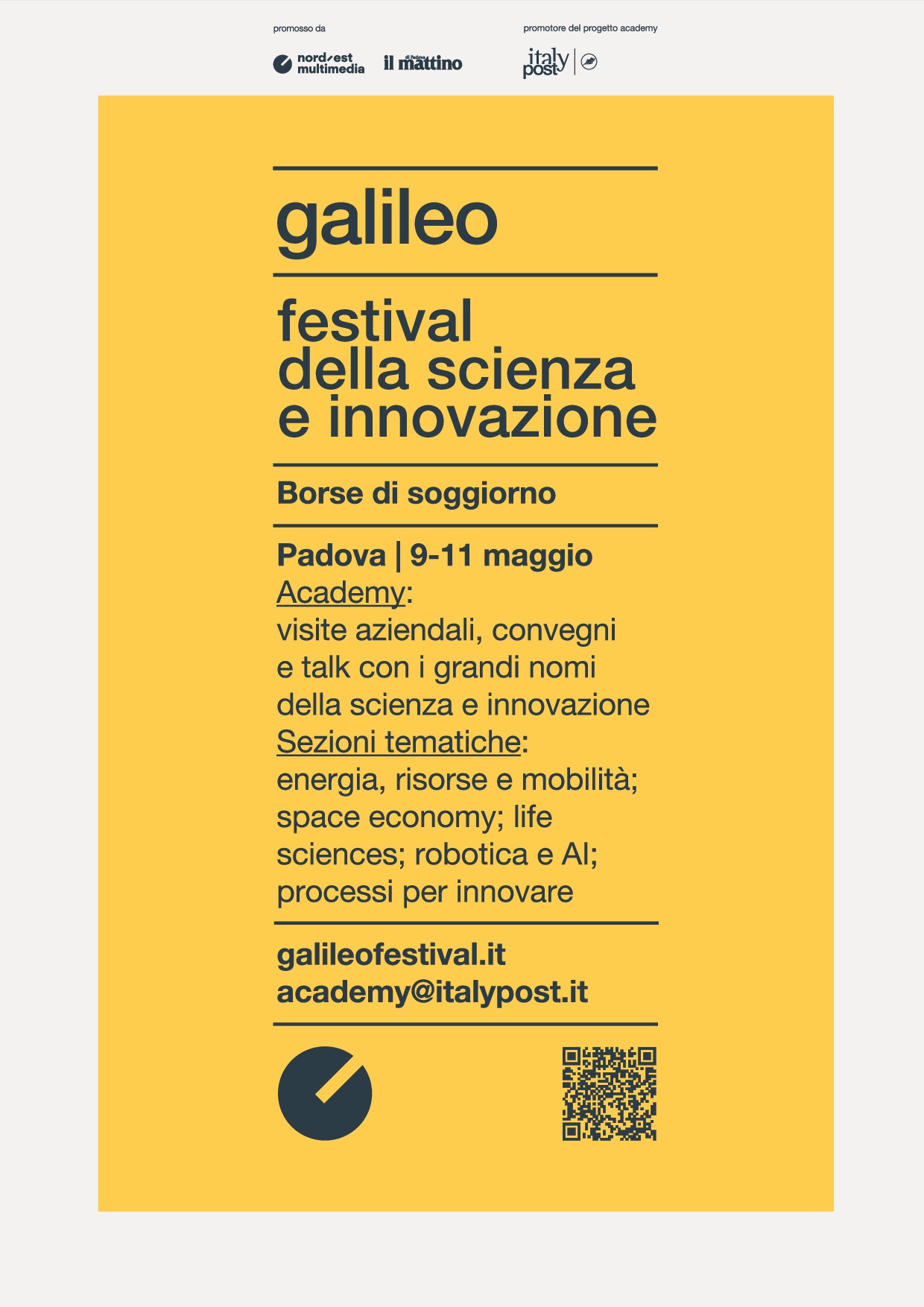 locandina academy galileo