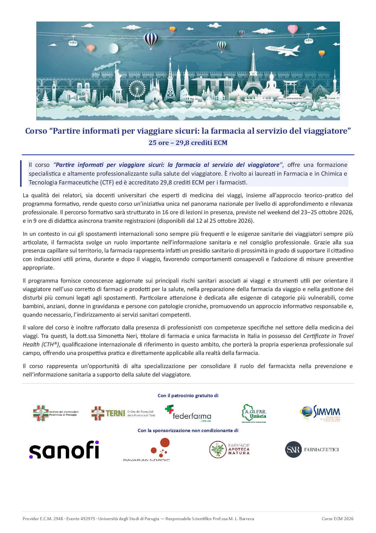 breve presentazione corso ecm unipg